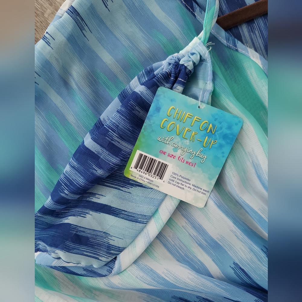 Chiffon Cover-up with carrying bag - Picture 4 of 9